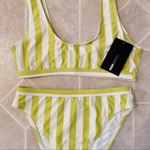 Fashion Nova Striped Bikini